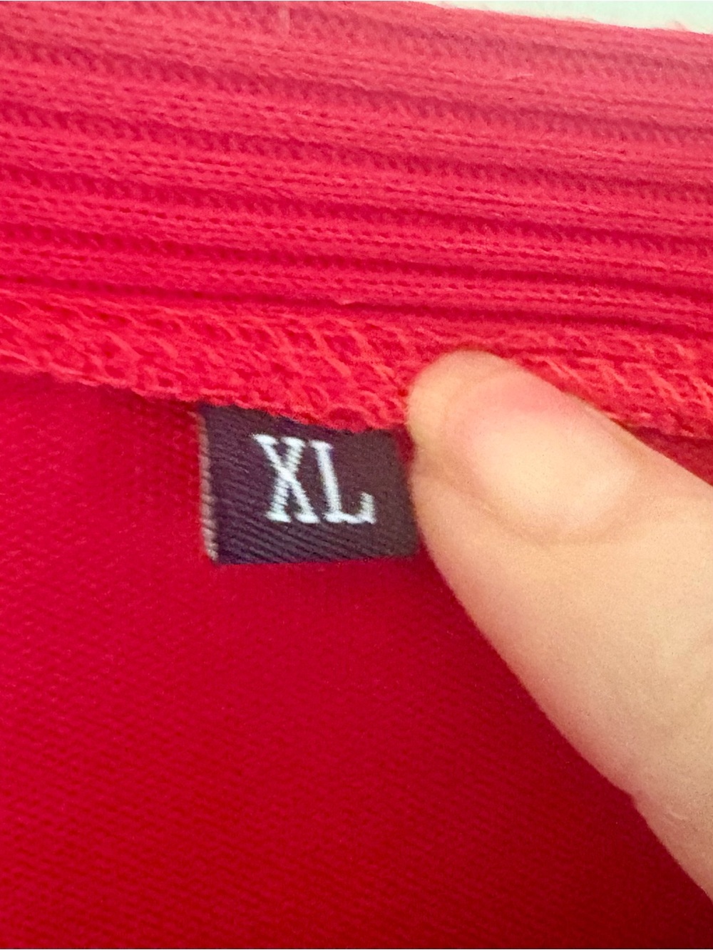 Bright Red Button-Front Cardigan - Picture 4 of 7